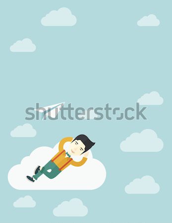 Relaxing businessman. Stock photo © RAStudio