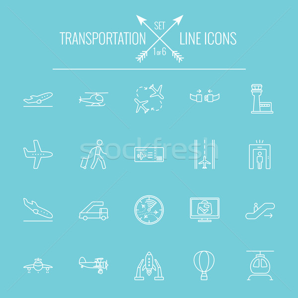 Foto stock: Transporte · vector · blanco · icono · aislado