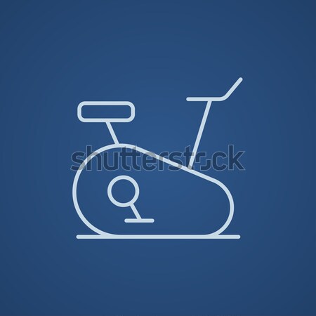 Exercise bike line icon. Stock photo © RAStudio