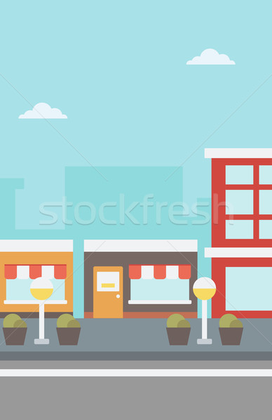 Background of city street. Stock photo © RAStudio