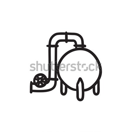 Factory sketch icon. Stock photo © RAStudio