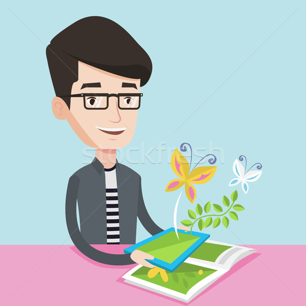 Augmented reality vector illustration. Stock photo © RAStudio