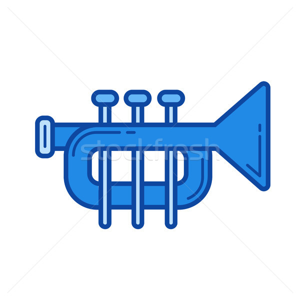 Trumpet line icon. Stock photo © RAStudio