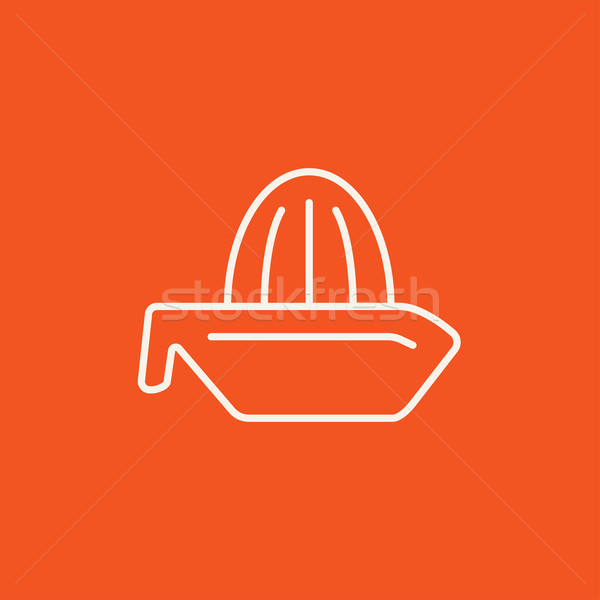 Lemon squeezer line icon. Stock photo © RAStudio