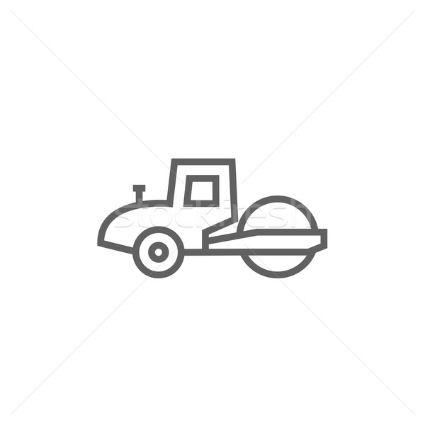 Road roller line icon. Stock photo © RAStudio