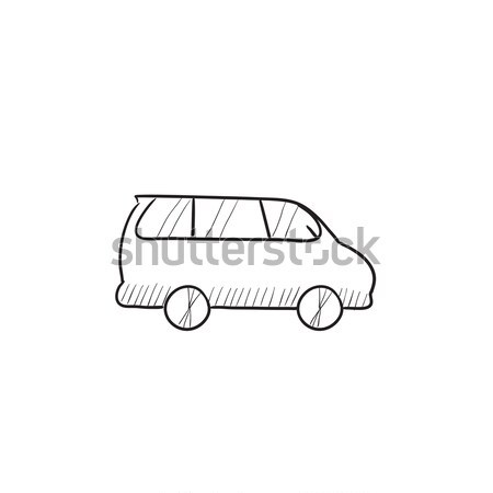 Minivan sketch icon. Stock photo © RAStudio