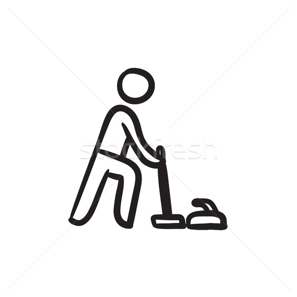 Curling sketch icon. Stock photo © RAStudio