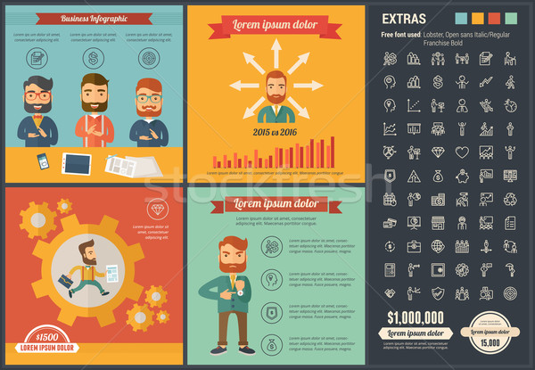 Сток-фото: бизнеса · дизайна · шаблон · Элементы