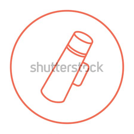 Thermos line icon. Stock photo © RAStudio