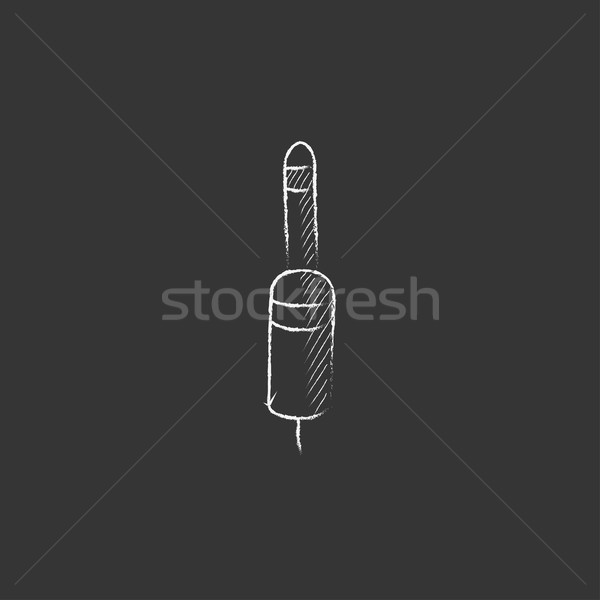 Jack cable. Drawn in chalk icon. Stock photo © RAStudio