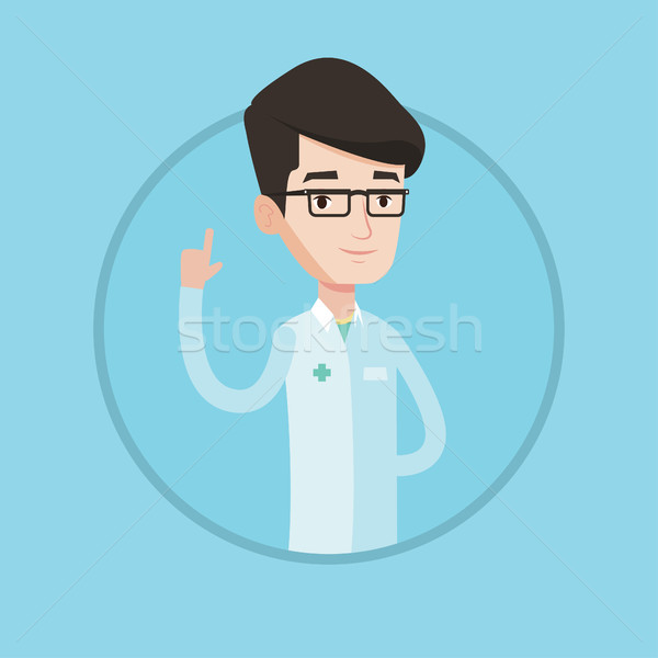 [[stock_photo]]: Médecin · doigt · up · médicaux · robe