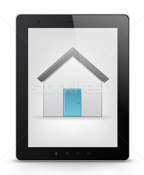 Stock photo: Tablet PC. Vector EPS 10.