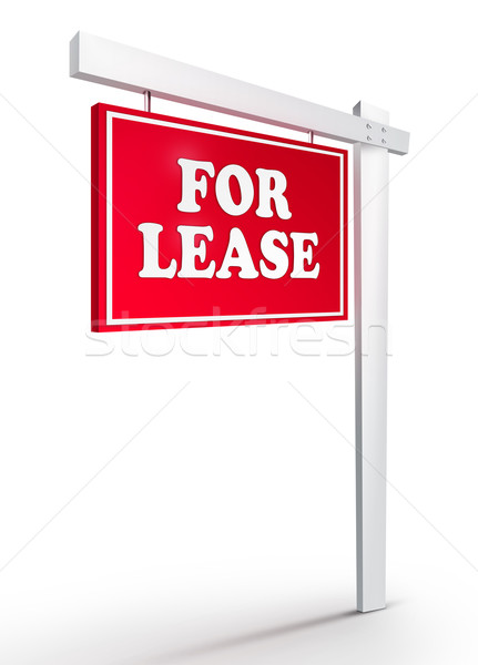 Real Estate Sign - For Lease  Stock photo © RAStudio