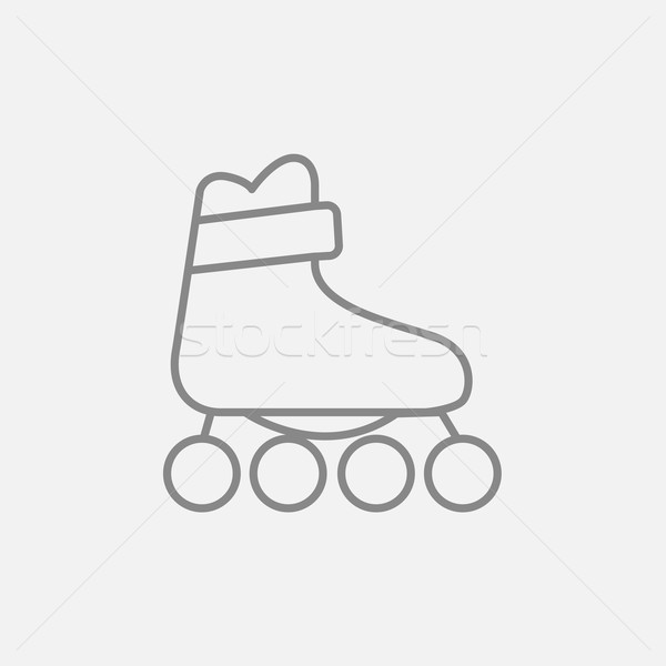 Roller skate line icon. Stock photo © RAStudio