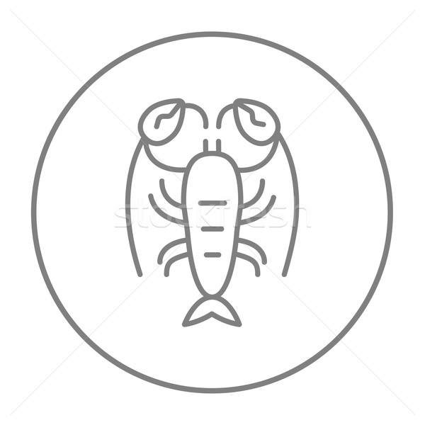 Lobster line icon. Stock photo © RAStudio