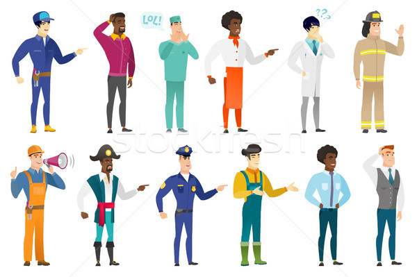 Vector set of professions characters. Stock photo © RAStudio