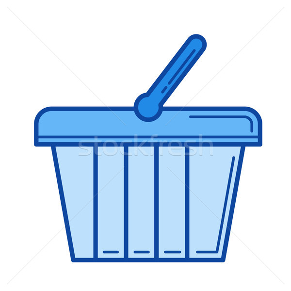 Shopping basket line icon. Stock photo © RAStudio