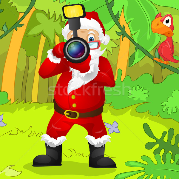 Papá noel vector eps 10 paisaje Foto stock © RAStudio