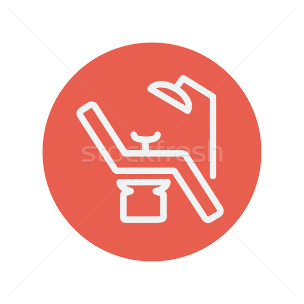 Dental chair thin line icon Stock photo © RAStudio