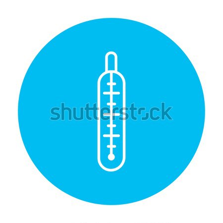 Medical termometru linie icoană web mobil Imagine de stoc © RAStudio