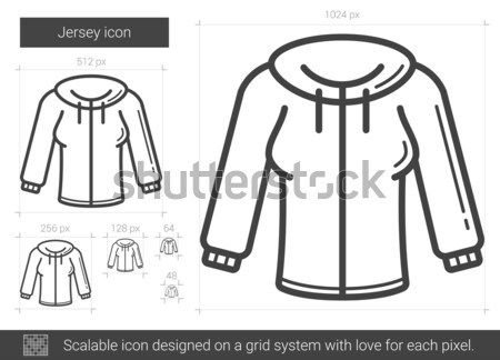 Jersey line icon. Stock photo © RAStudio