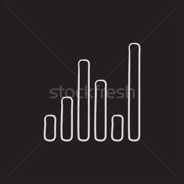 Equalizer Skizze Symbol Vektor isoliert Hand gezeichnet Stock foto © RAStudio