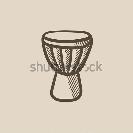 Timpani sketch icon. Stock photo © RAStudio