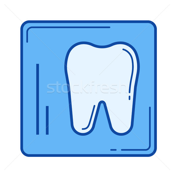 Dental x-ray line icon. Stock photo © RAStudio