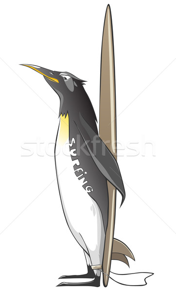 Stock photo: Cartoon Character Penguin