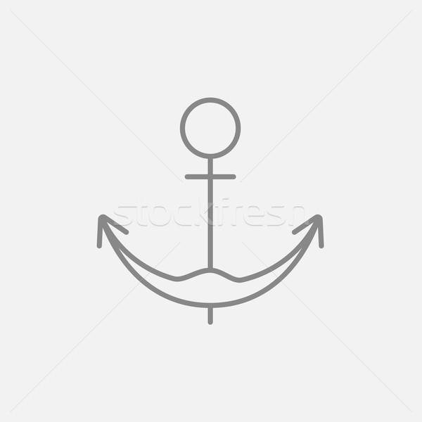 Anchor line icon. Stock photo © RAStudio