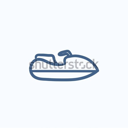 Jet scooter sketch icon. Stock photo © RAStudio