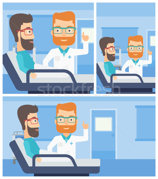 Doctor visiting patient. Stock photo © RAStudio