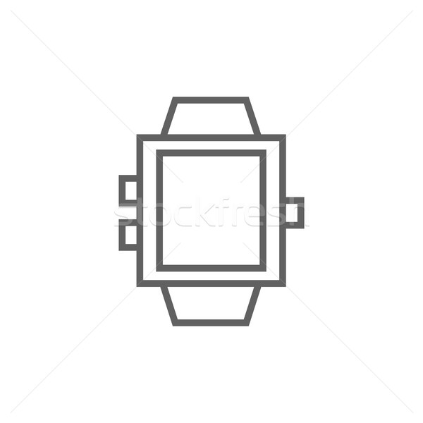 Smartwatch line icon. Stock photo © RAStudio