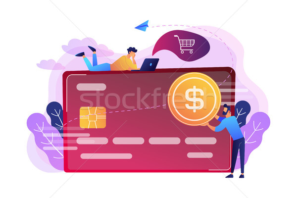 Credit card concept vector illustration. Stock photo © RAStudio