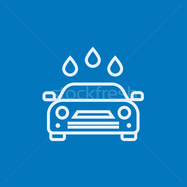 Car wash line icon. Stock photo © RAStudio