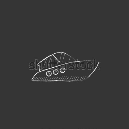 Speedboat sketch icon. Stock photo © RAStudio