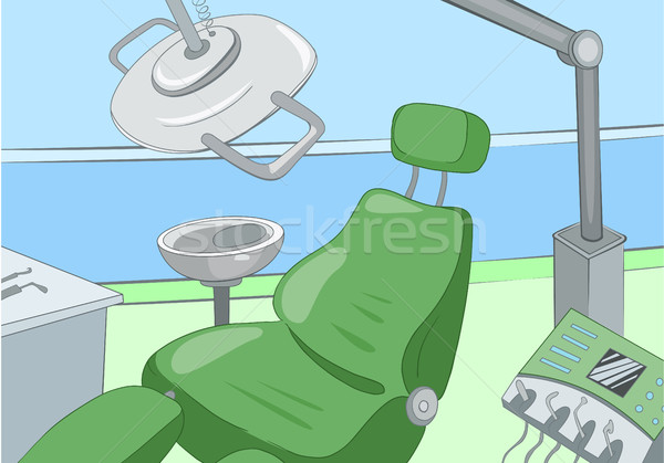 Cartoon background of dentist office interior. Stock photo © RAStudio