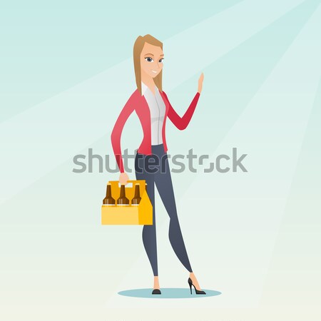 Foto stock: Empresária · estação · de · trem · jovem · asiático · mulher · de · negócios · caminhada