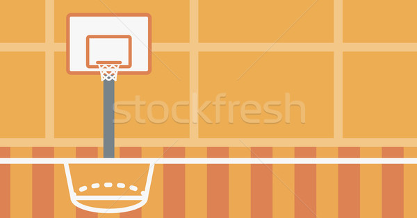 Cancha de baloncesto baloncesto vector diseno ilustración Foto stock © RAStudio