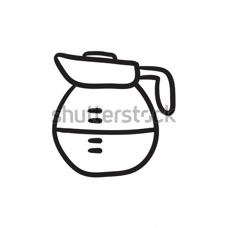 Carafe sketch icon. Stock photo © RAStudio