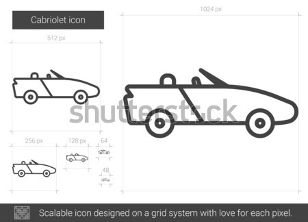 Pick up truck sketch icon. Stock photo © RAStudio