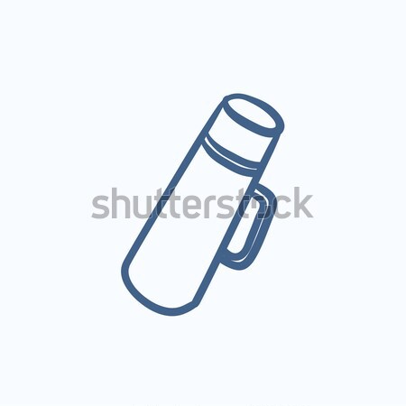 Thermos sketch icon. Stock photo © RAStudio