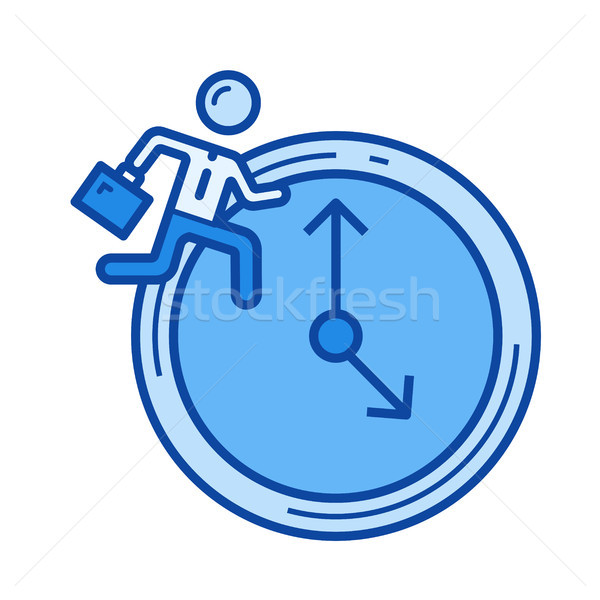 Time managment line icon. Stock photo © RAStudio