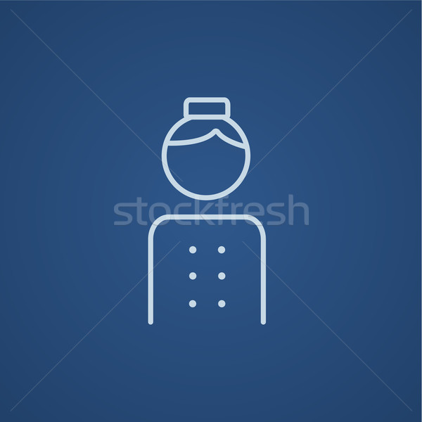 Bellboy line icon. Stock photo © RAStudio