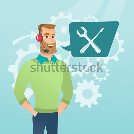 Technical support operator. Stock photo © RAStudio