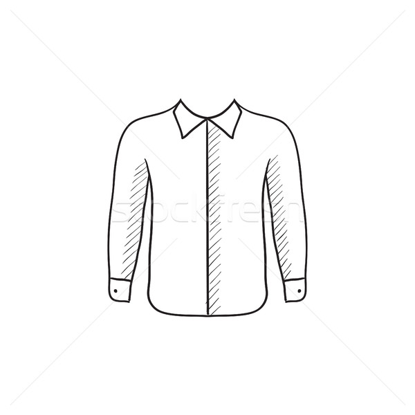 Shirt sketch icon. Stock photo © RAStudio