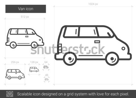 Van line icon. Stock photo © RAStudio
