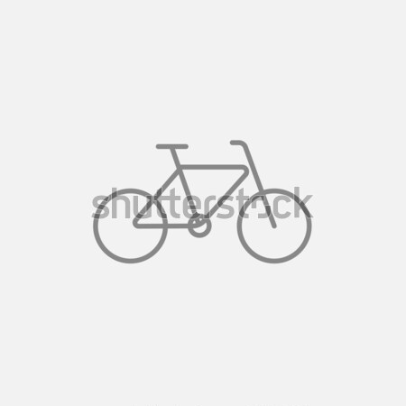 Bicycle line icon. Stock photo © RAStudio