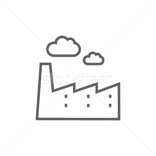 Factory line icon. Stock photo © RAStudio