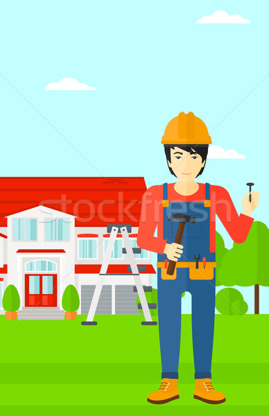 Cheerful repairer engineer. Stock photo © RAStudio